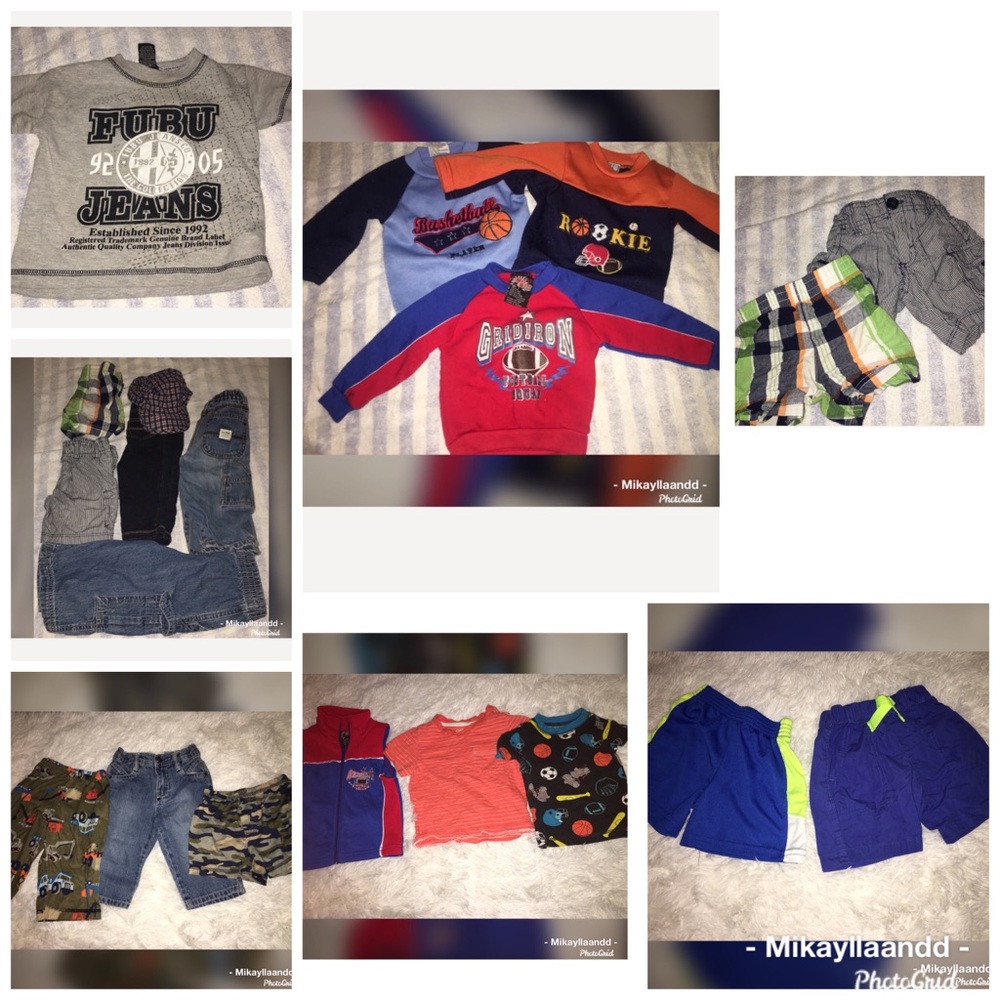 20-piece 12M bundle of little boy clothes
